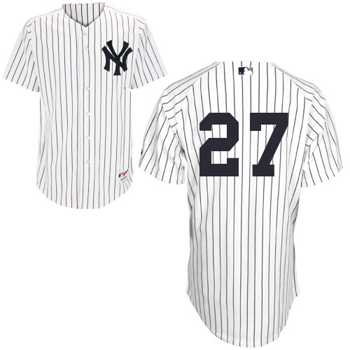Shawn Kelley #27 MLB Jersey-New York Yankees Men's Authentic Home White Baseball Jersey